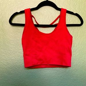 Red sports bra/tank